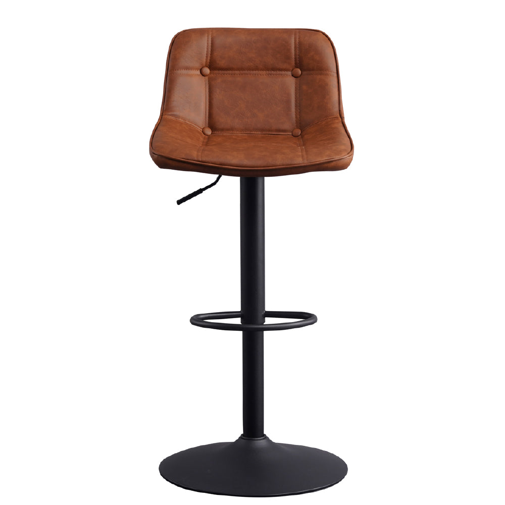 Barkruk Ezra cognac PU