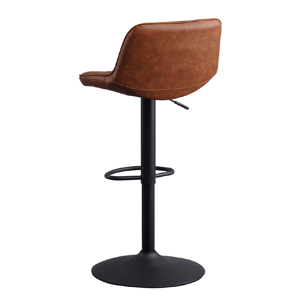 Barkruk Ezra cognac PU