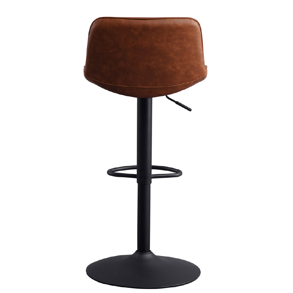 Barkruk Ezra cognac PU