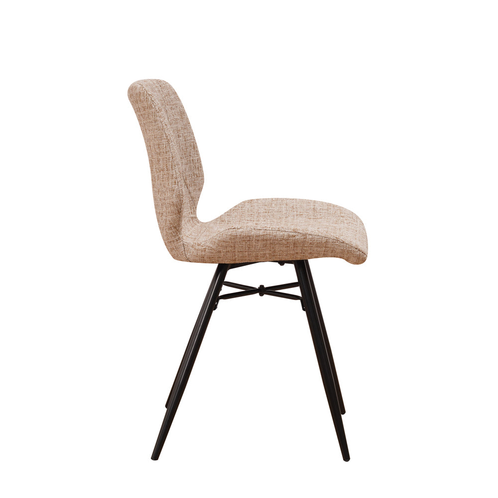 Stoel Barron beige chenille