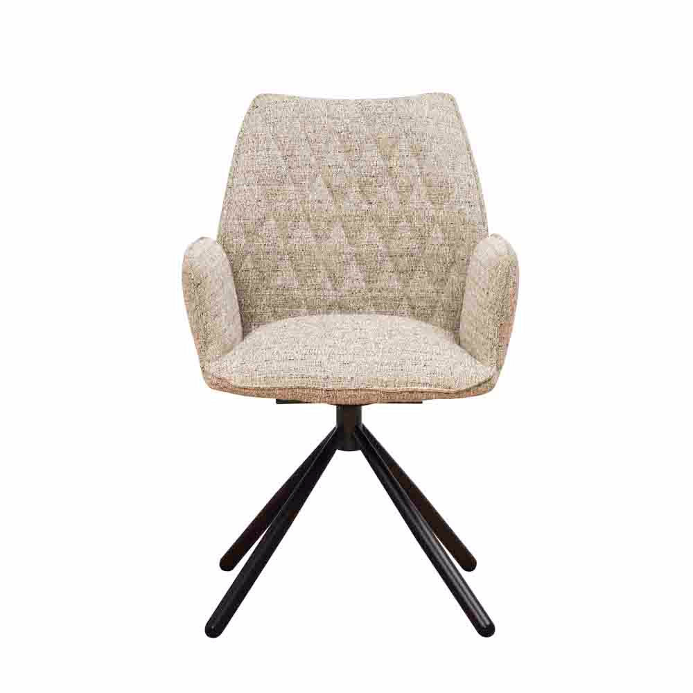 Stoel Donny beige chenille