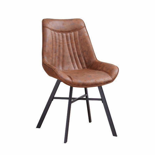 Stoel Samuel cognac eco