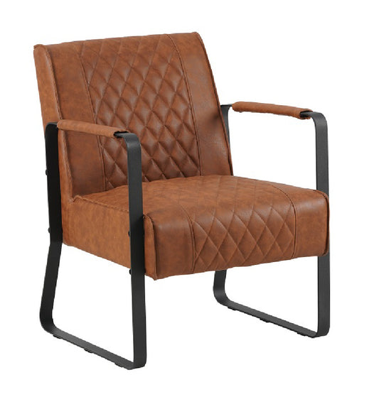 Fauteuil Stevie cognac