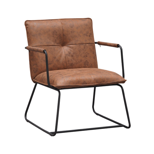 Leunstoel Bilbao cognac eco