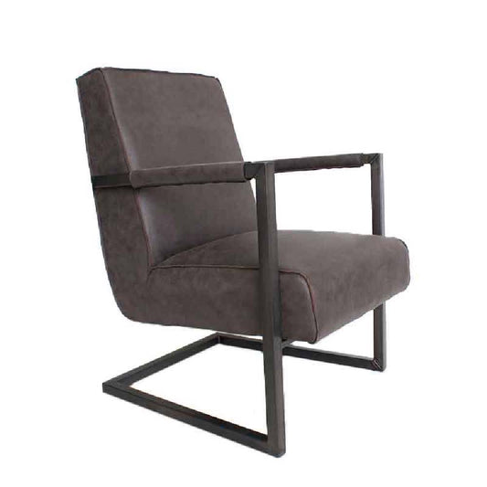 Fauteuil Tyler antraciet eco