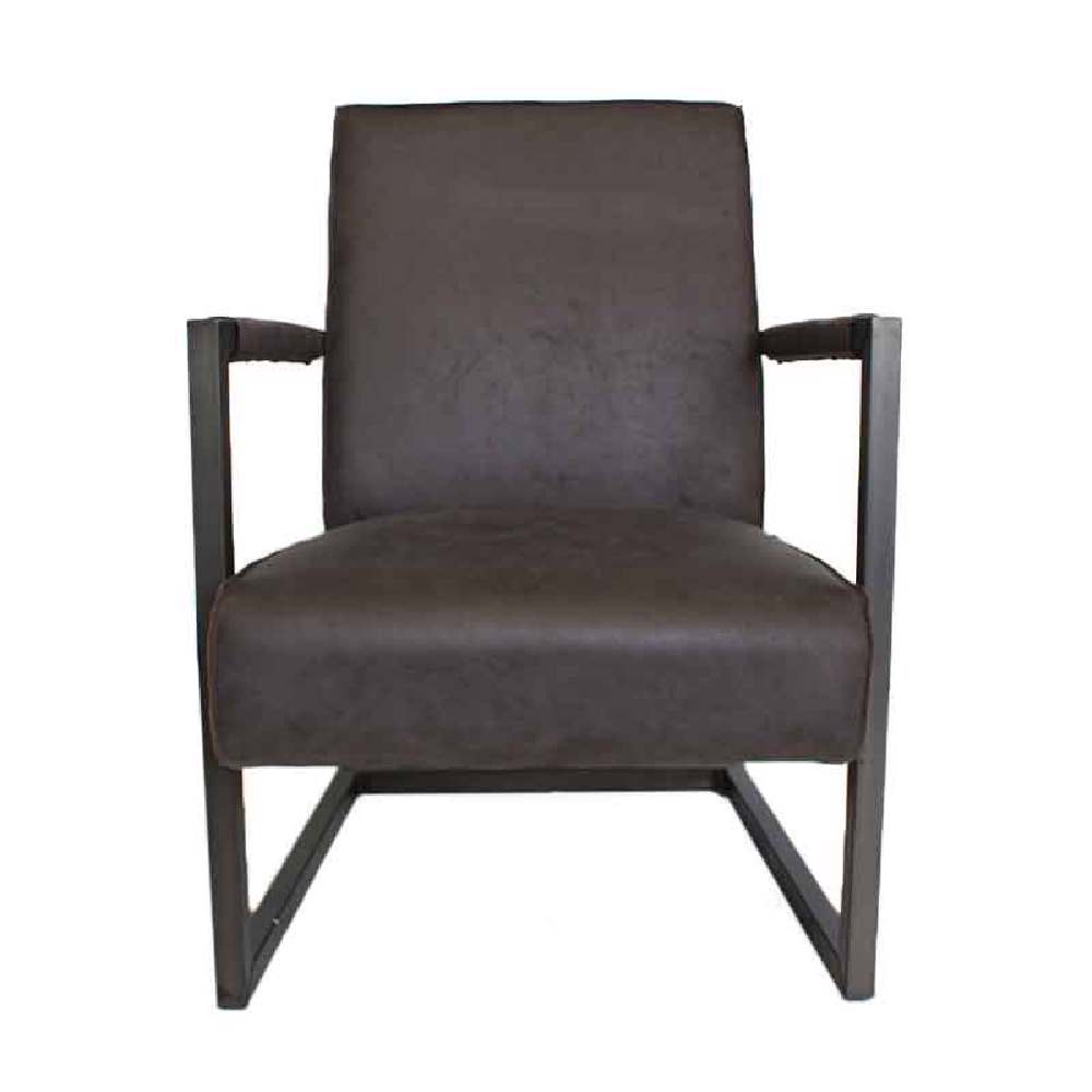 Fauteuil Tyler antraciet eco