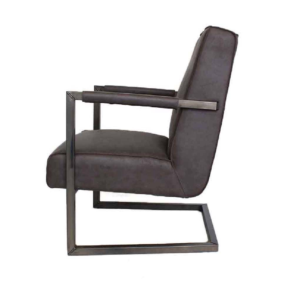Fauteuil Tyler antraciet eco
