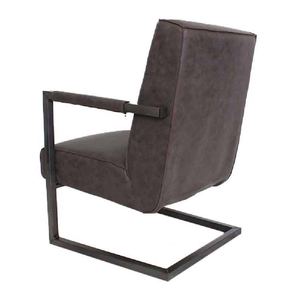 Fauteuil Tyler antraciet eco