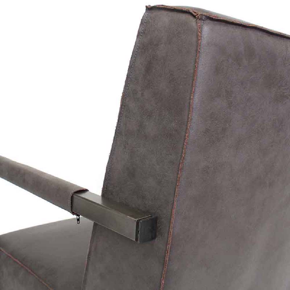 Fauteuil Tyler antraciet eco