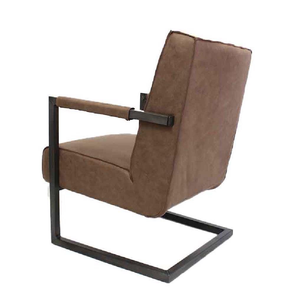 Fauteuil Tyler taupe eco