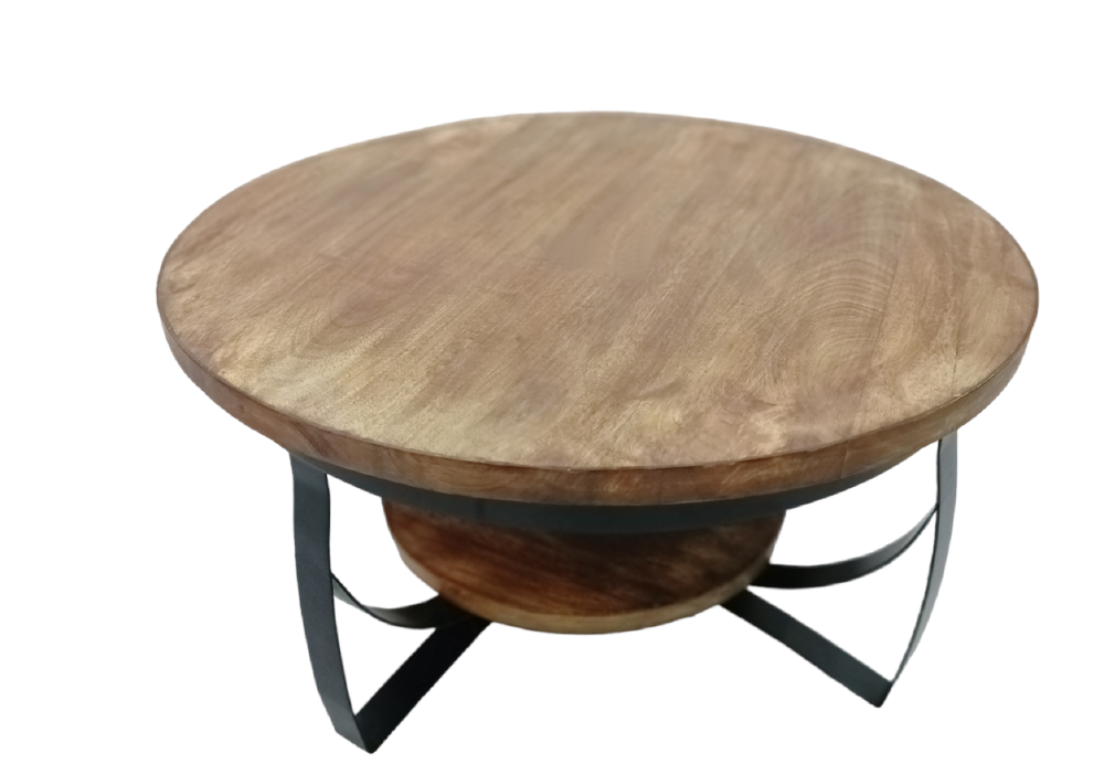 Salontafel Ocala hout 90 cm