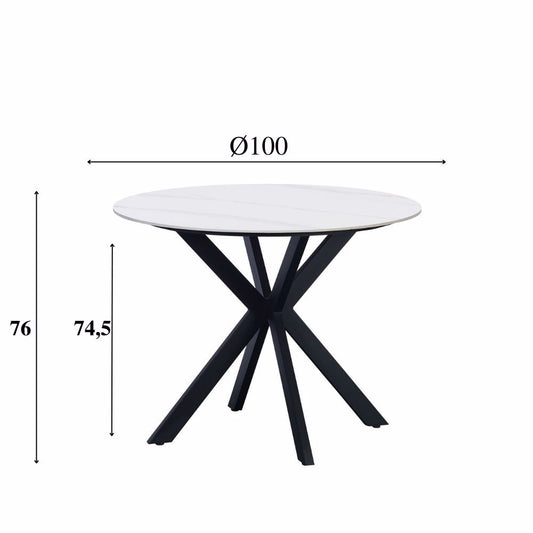 Eettafel Guus 100 wit