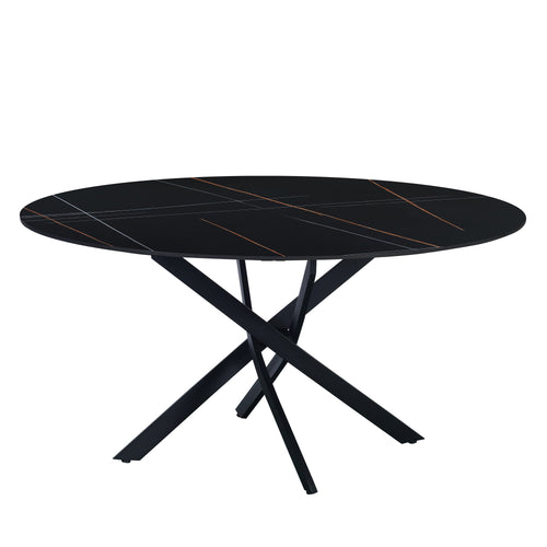 Eettafel Dean 150 cm zwart