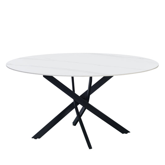Eettafel Dean 130 cm wit