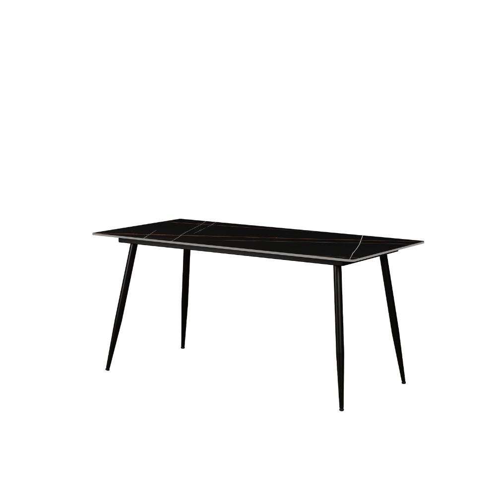 Eettafel Teun 150x90 zwart
