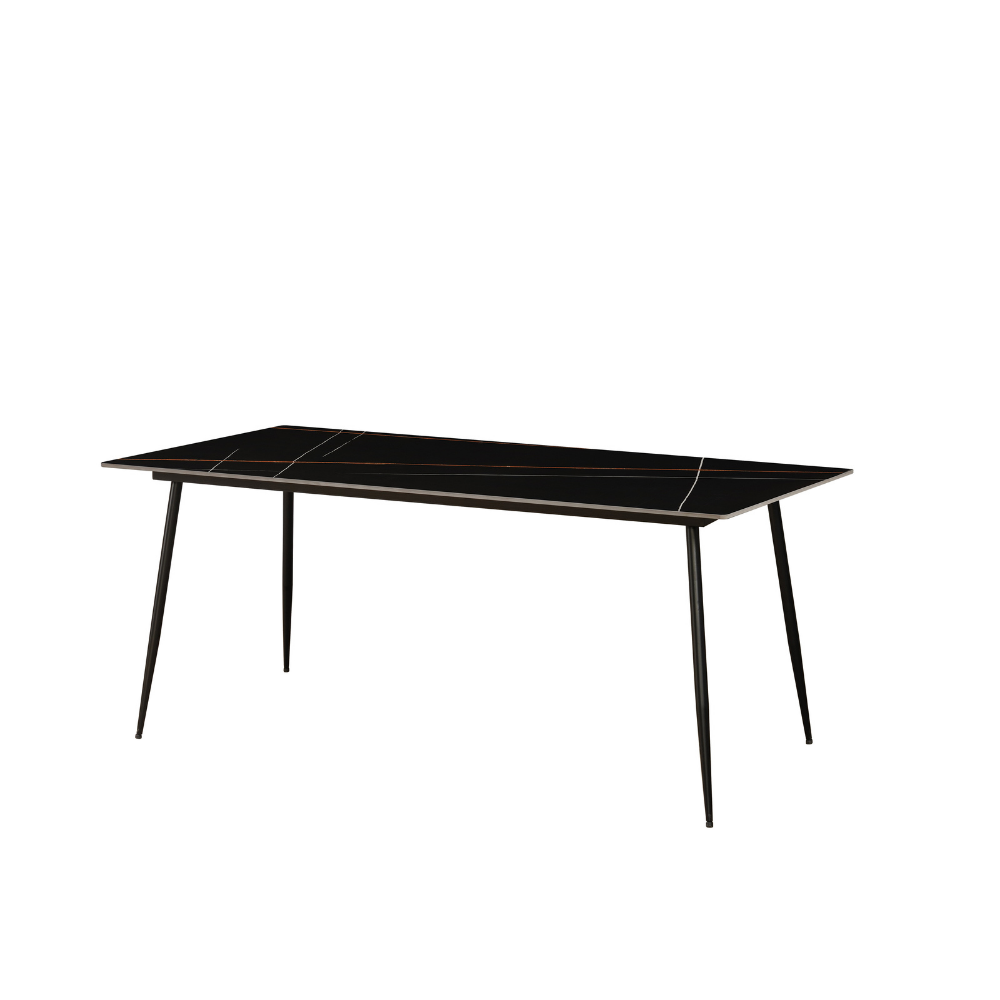 Eettafel Teun 170x90 zwart